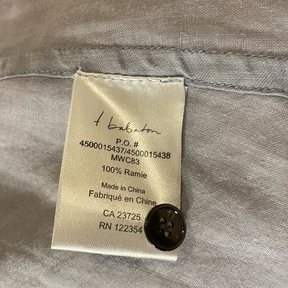 Smoky grey/blue vest in lightweight fabric - Picture 4 of 4